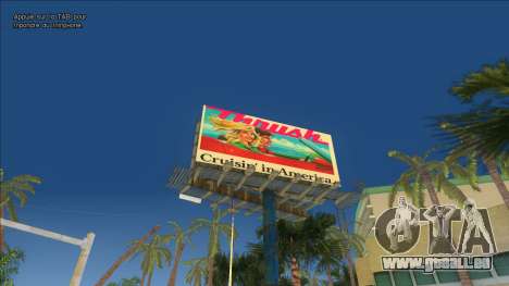 De vrais panneaux d’affichage des années 80 pour GTA Vice City