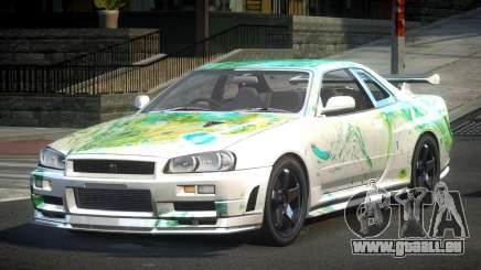 Nissan Skyline R34 PSI-U S1 pour GTA 4