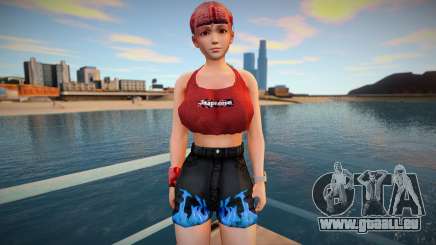 DOA Honoka Fashion Casual V2 Denins Shorts für GTA San Andreas