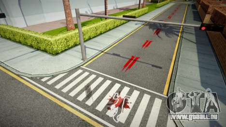 Horror Graffiti Around and road pour GTA San Andreas