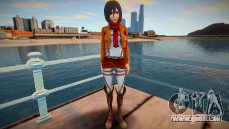 Mikasa Ackerman - Shingeki No Kyojin pour GTA San Andreas