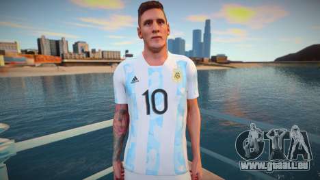 Lionel Messi Argentina T-Shirt 2021 für GTA San Andreas
