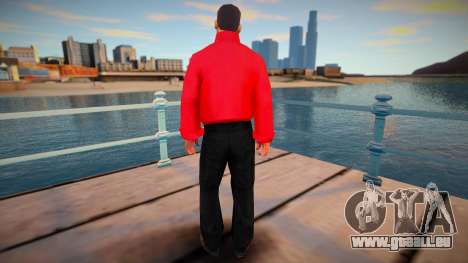 Vuzy en chemise rouge pour GTA San Andreas