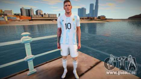 Lionel Messi Argentina T-Shirt 2021 pour GTA San Andreas
