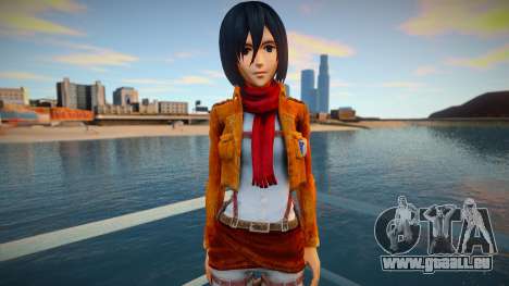 Mikasa Ackerman - Shingeki No Kyojin pour GTA San Andreas