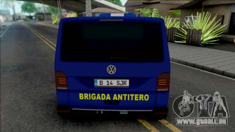 Volkswagen Transporter SRI Brigada AntiTero pour GTA San Andreas