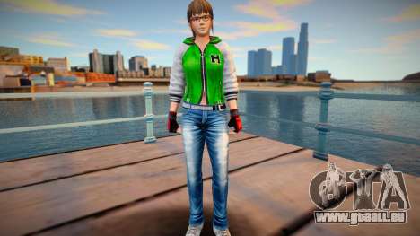 Dead Or Alive 5 - Hitomi (Costume 2) v3 für GTA San Andreas