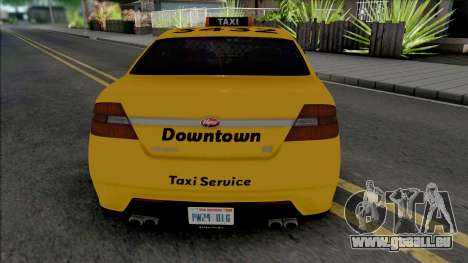 Vapid Torrence Taxi Downtown v2 für GTA San Andreas