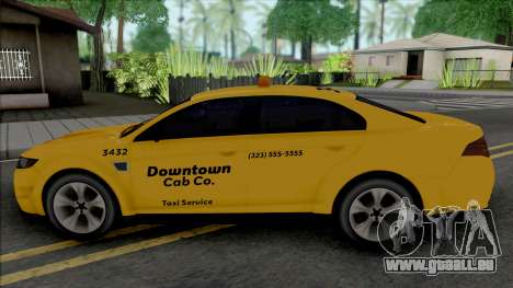 Vapid Torrence Taxi Downtown v2 für GTA San Andreas