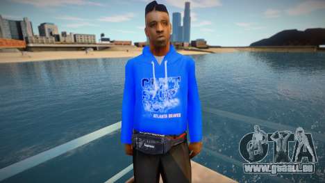 Black Guy In A Blue Sweater pour GTA San Andreas