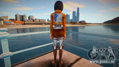 Mikasa Ackerman - Shingeki No Kyojin für GTA San Andreas