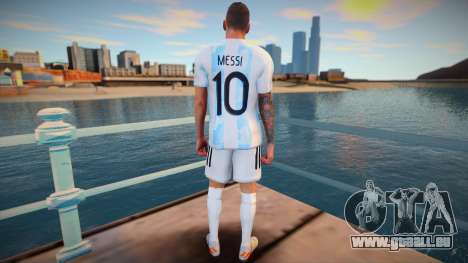 Lionel Messi Argentina T-Shirt 2021 für GTA San Andreas