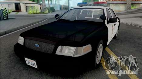 Ford Crown Victoria 2000 CVPI LAPD v2 für GTA San Andreas