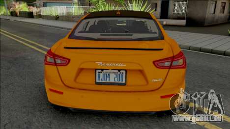 Maserati Ghibli III Taxi (Carbon) pour GTA San Andreas