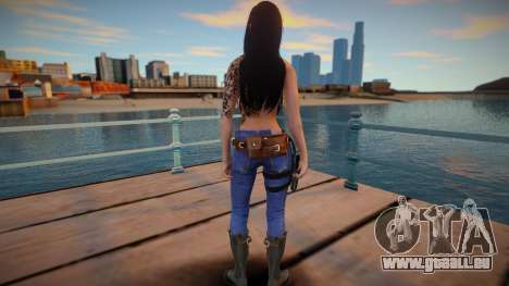 Skyrim Girl Monki Combat 3 Topless für GTA San Andreas