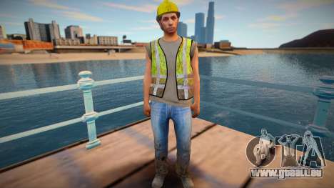 GTA Online Skin Construction Workers v1 pour GTA San Andreas