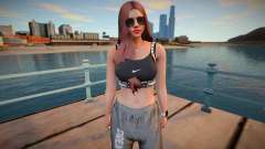 GTA Online Skin Ramdon Female 9 Fashion v2 für GTA San Andreas