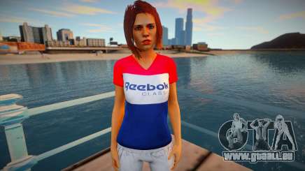 Fille en veste Reebok pour GTA San Andreas
