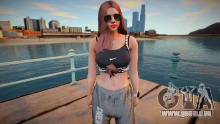 GTA Online Skin Ramdon Female 9 Fashion v2 pour GTA San Andreas