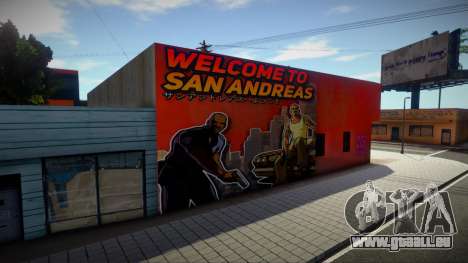 Mural - Welcome to San Andreas pour GTA San Andreas