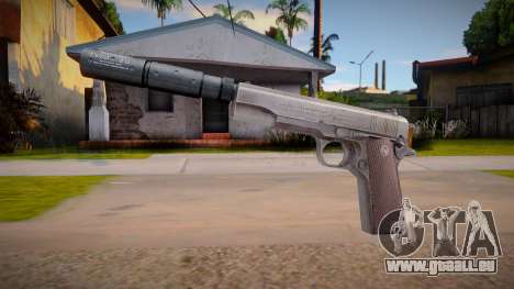 Colt M1911 with silenced für GTA San Andreas