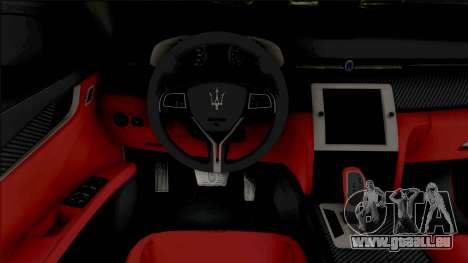 Maserati Quattroporte GTS 2015 (SA Lights) pour GTA San Andreas