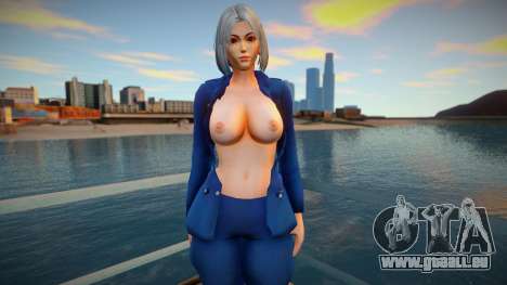 KOF Soldier Girl Different - Topless Blue 2 für GTA San Andreas