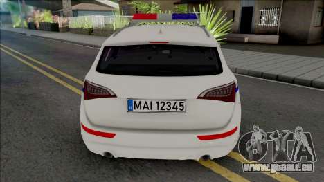 Audi Q5 2010 Politia Romana pour GTA San Andreas