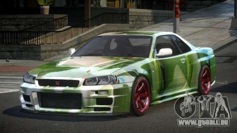 Nissan Skyline R34 PSI Qz S10 für GTA 4