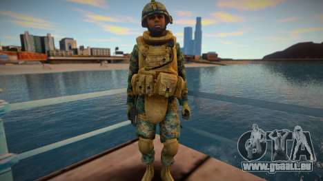 Call Of Duty Modern Warfare - Woodland Marines 4 pour GTA San Andreas