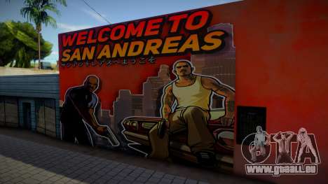 Mural - Welcome to San Andreas für GTA San Andreas