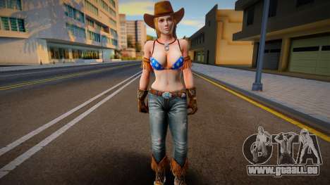 Dead Or Alive 5 - Tina Armstrong (Costume 1) 2 für GTA San Andreas