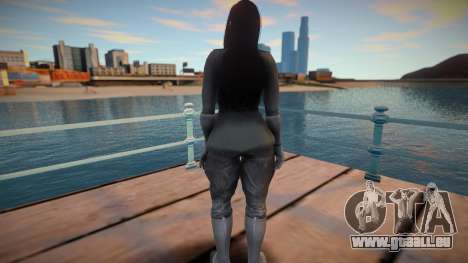Skyrim Monki Sexy Black Soldier - Topless 2 für GTA San Andreas