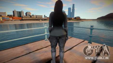 Skyrim Monki Sexy Black Soldier - Topless 2 pour GTA San Andreas