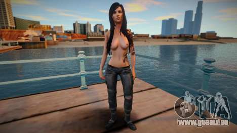 Skyrim Monki Adventurer - Topless 2 pour GTA San Andreas