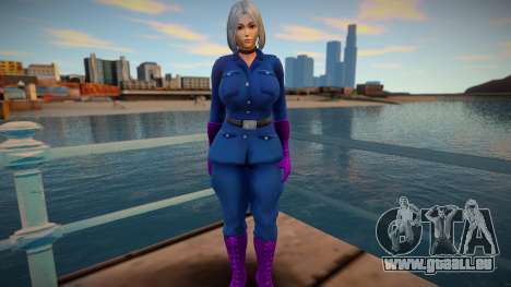 KOF Soldier Girl Different - Blue 3 pour GTA San Andreas