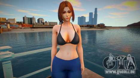 KOF Soldier Girl - Blue Brown Hair 1 für GTA San Andreas