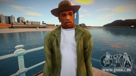 Cj With Camo Pants and Cowboy Hat (ped Model) pour GTA San Andreas