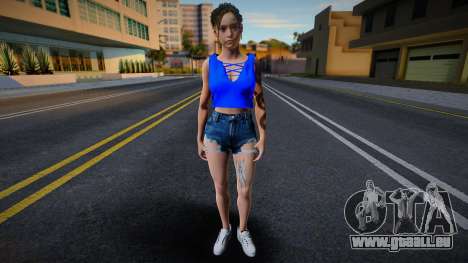 Claire Denim Shorts (good skin) für GTA San Andreas