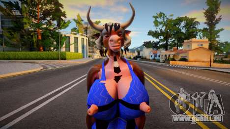 Anthro Cow Lady pour GTA San Andreas