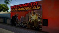 Mural - Welcome to San Andreas pour GTA San Andreas