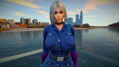 KOF Soldier Girl Different - Blue 3 für GTA San Andreas