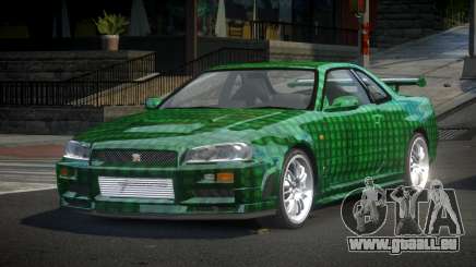 Nissan Skyline R34 BS Qz S5 pour GTA 4