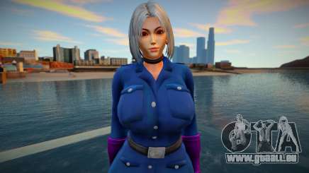 KOF Soldier Girl Different - Blue 3 pour GTA San Andreas