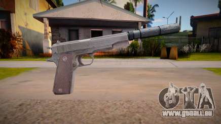 Colt M1911 with silenced für GTA San Andreas
