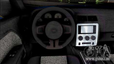 Dodge Challenger SRT8 2012 [ADB IVF VehFuncs] für GTA San Andreas