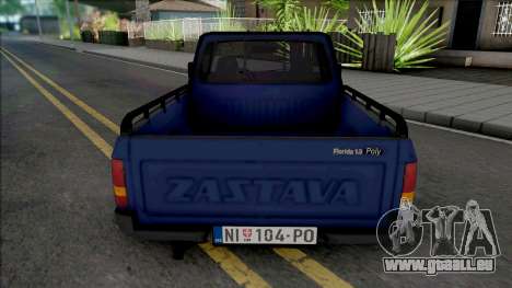 Zastava Florida Poly 2002 pour GTA San Andreas