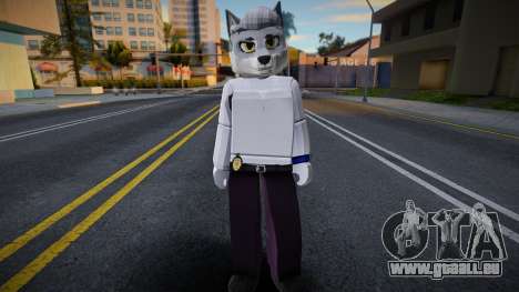 Roblox Detective Wolf (JohnnySilverPaw) für GTA San Andreas