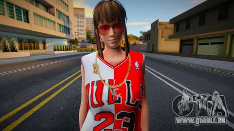 Hitomi Fashion Casual Chicago Bulls Jersey 2 pour GTA San Andreas