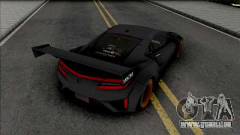 Honda NSX Aimgain GT 2017 pour GTA San Andreas